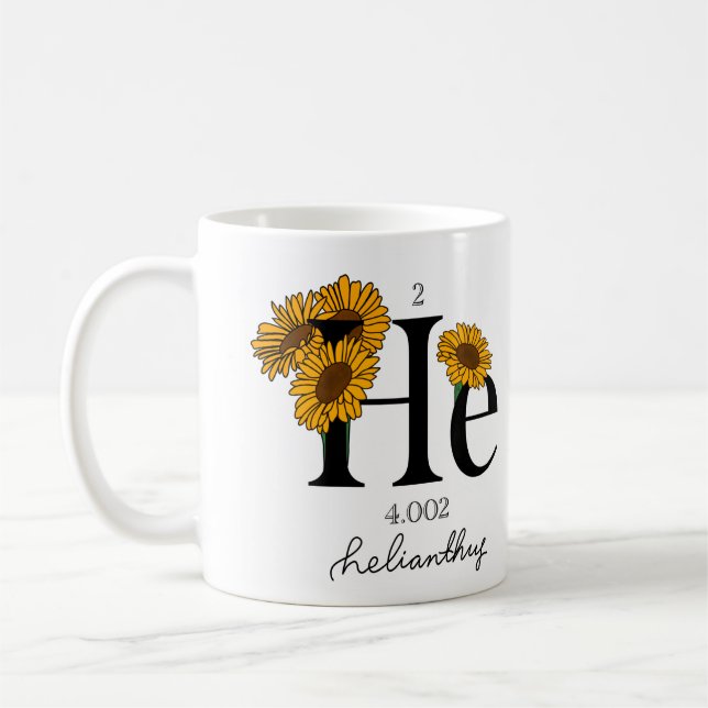 Mug Hélium à éléments floraux (Gauche)