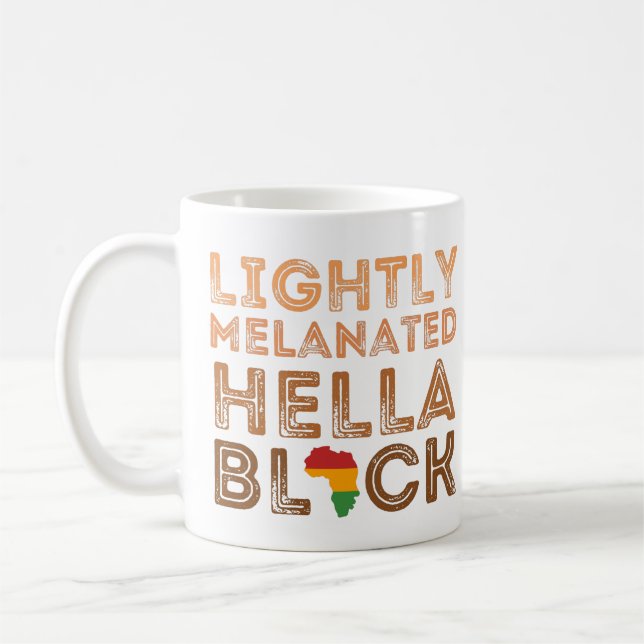Mug Hella Melanée Légèrement Noir Histoire Africaine (Gauche)