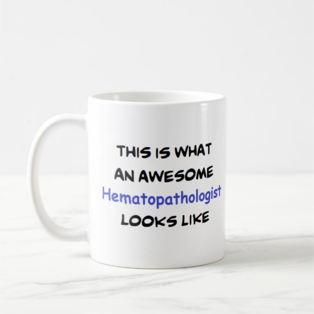 Mug hématopathologue, génial (Gauche)