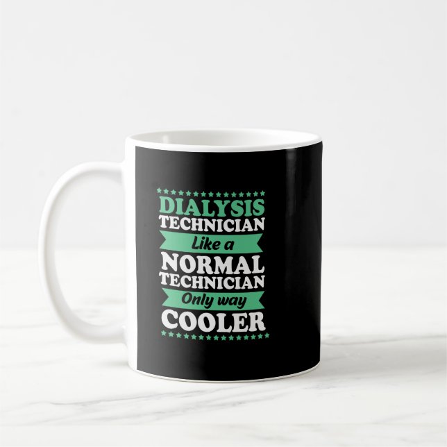 Mug Hemo Tech Néphrologie Drôle Technicien Dialyse (Gauche)