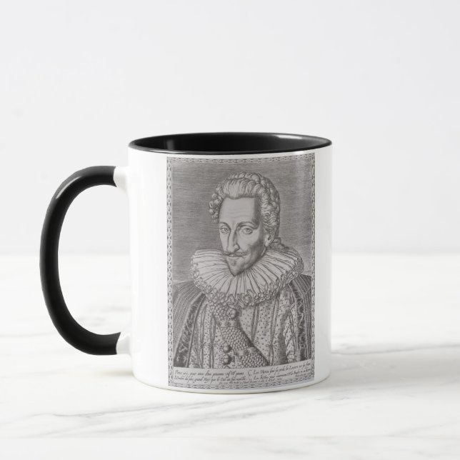 Mug Henri IV (1553-1610) comme roi de la Navarre, 1589 (Gauche)