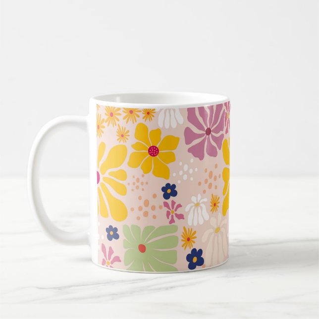 Mug Henri Matisse Floral Inspired Seamless Pattern (Gauche)