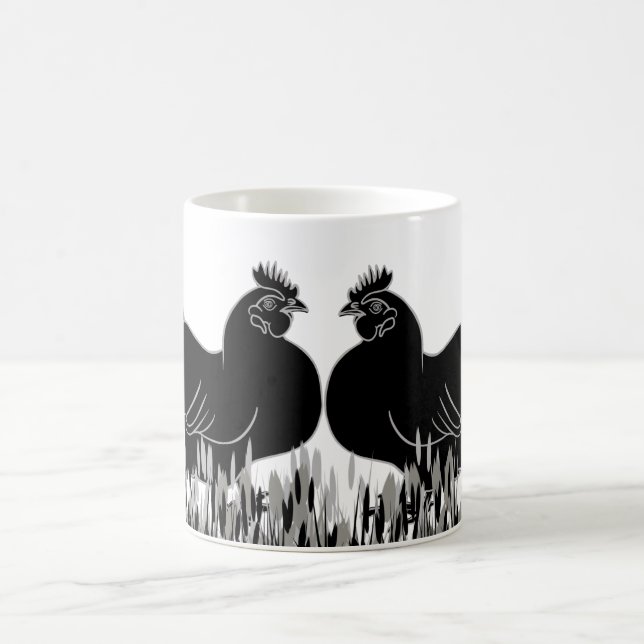 Mug Hens~Silhouette (Centre)
