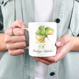 Mug Herbal Life : Ginkgo Biloba feuille personnalisabl
