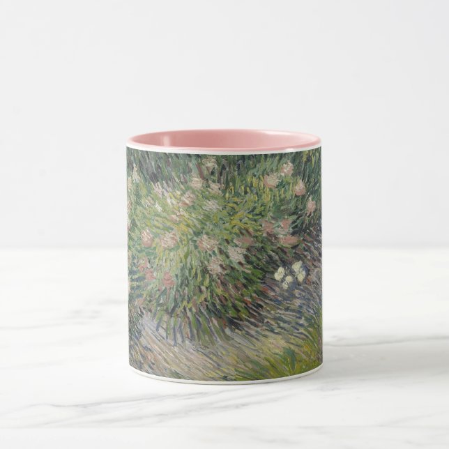 Mug Herbes et papillons par Vincent van Gogh (Centre)