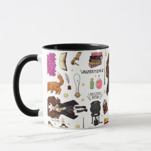 Mug Hermione Granger aquarelle magique