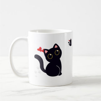 Mug Hermosa taza, con imagen de delicado gatito.
