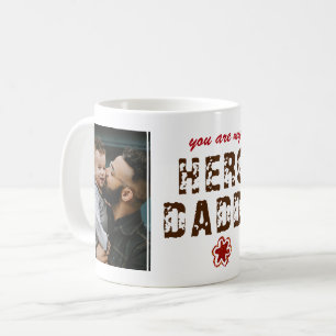 Mug Hero Daddy Father's Day 2 Photo Collage