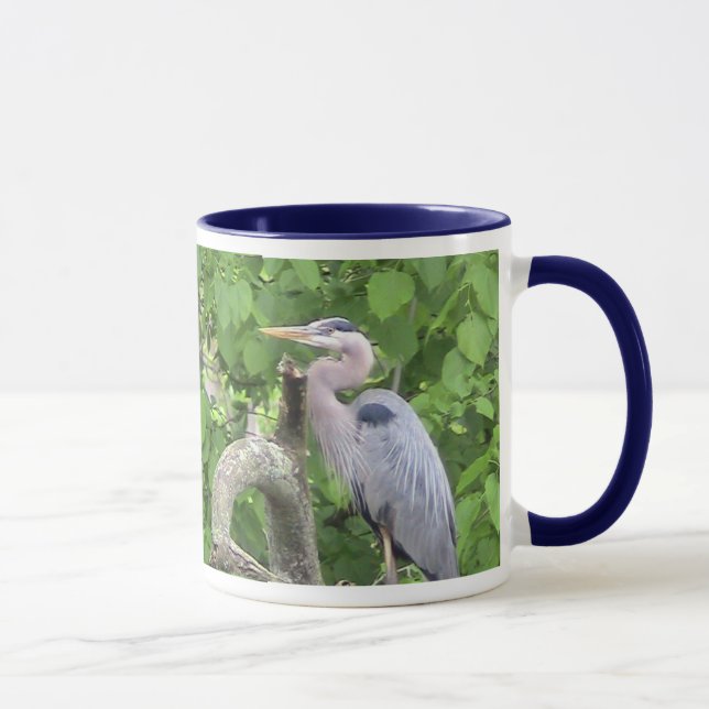 Mug Héron de grand bleu (Droite)