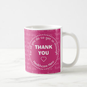 Mug Héros de la santé Merci personnalisé