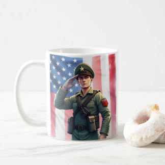 Mug Héros vétéran Soldat 4 juillet fête de l'indépenda