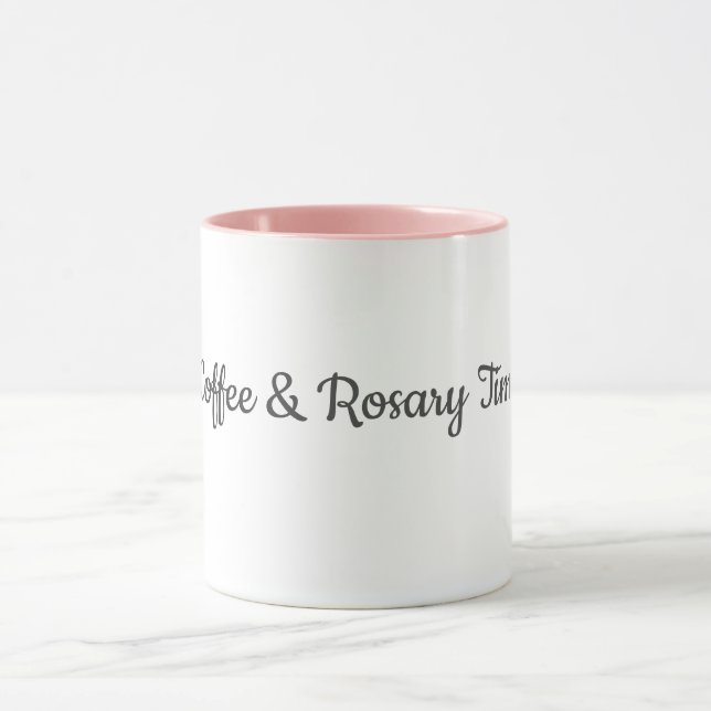 Mug Heure du café et du Rosaire (Centre)