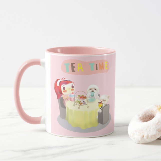 Mug Heure du thé (Avec donut)