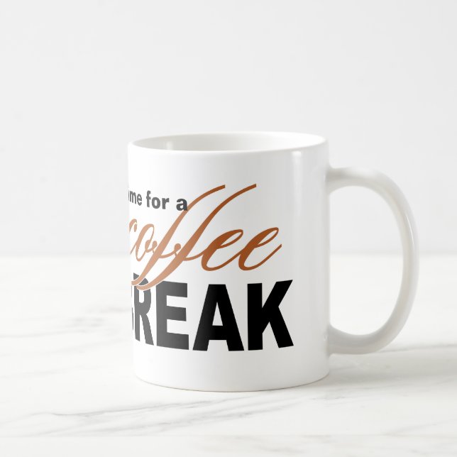 Mug Heure pour une pause-café (Droite)