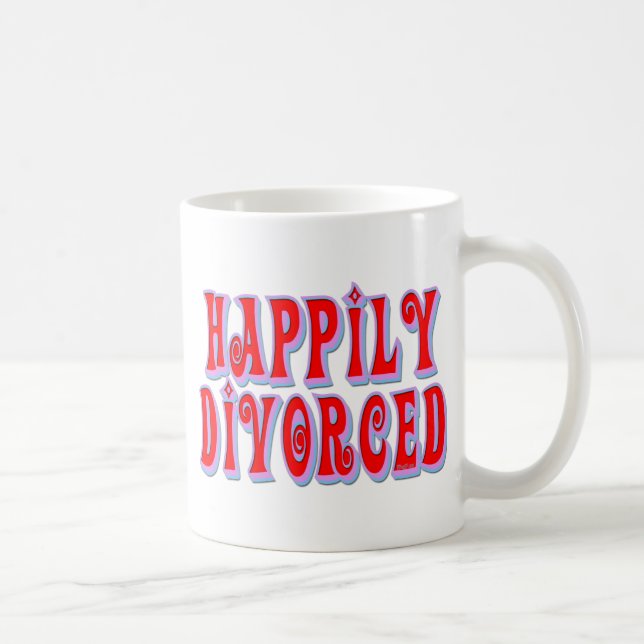 Mug Heureusement Divorcé (Droite)
