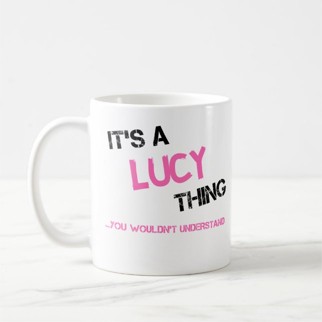Mug Heureusement que tu ne comprendrais pas le nom (Gauche)