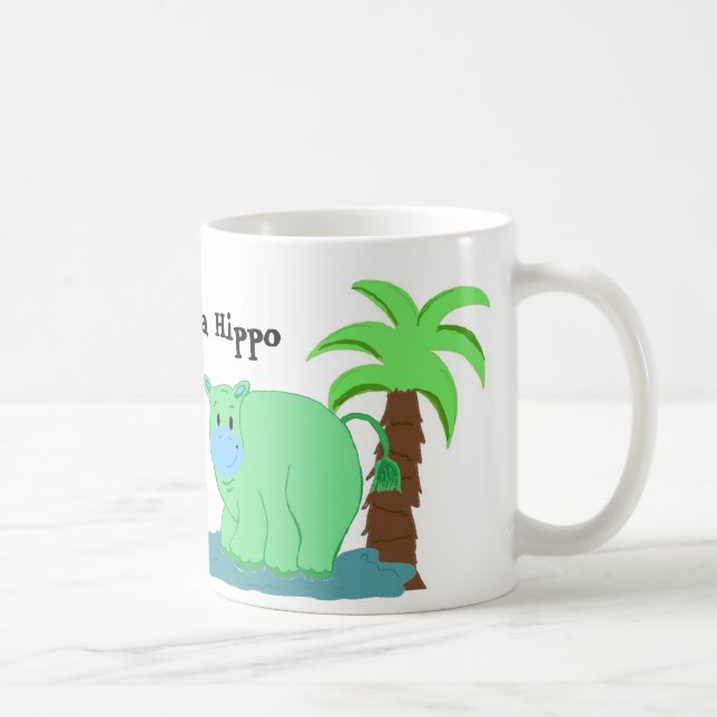 Mug Heureux comme un Hippopotame (Droite)