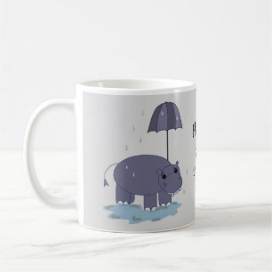 Mug Heureux comme un Hippopotame