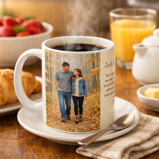 Mug Heureux de vous appeler papa Forêt d'automne Fête