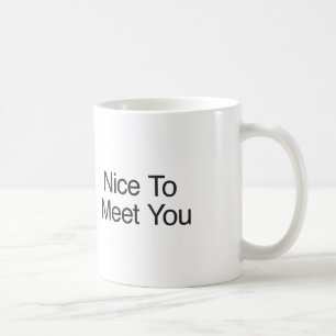 Mug Heureux de vous rencontrer 