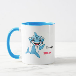 Mug Heureux Grand-père de la famille des requins