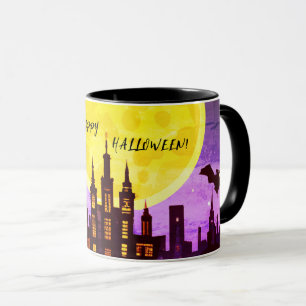 MUG HEUREUX HALLOWEEN CITYSCAPE