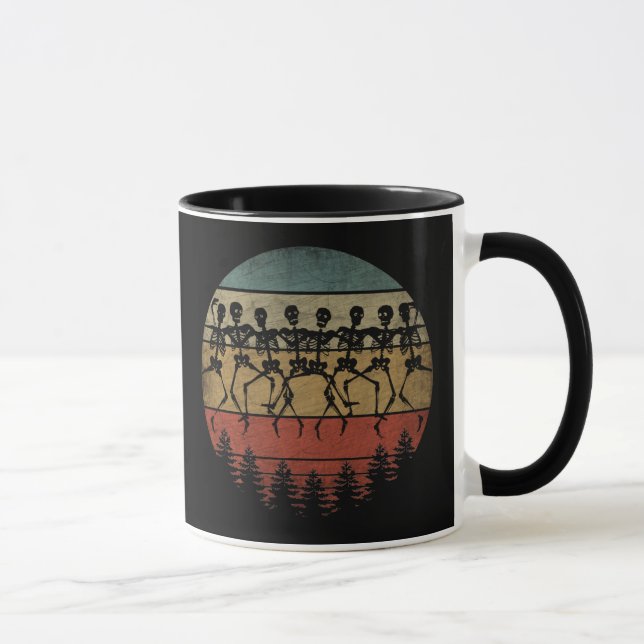 MUG HEUREUX HALLOWEEN SKELETON DANSE (Droite)