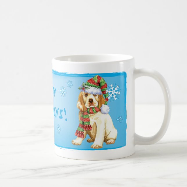 Mug Heureux Howliday Clumber Spaniel (Droite)