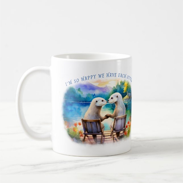 Mug Heureux que nous ayons chaque Otter (Gauche)