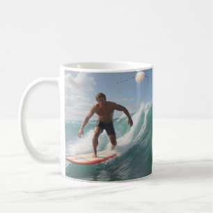 Mug Heureux surfeur