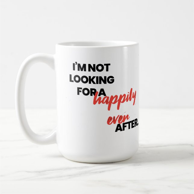Mug Heureux toujours après vs sombre et dangereux (Gauche)
