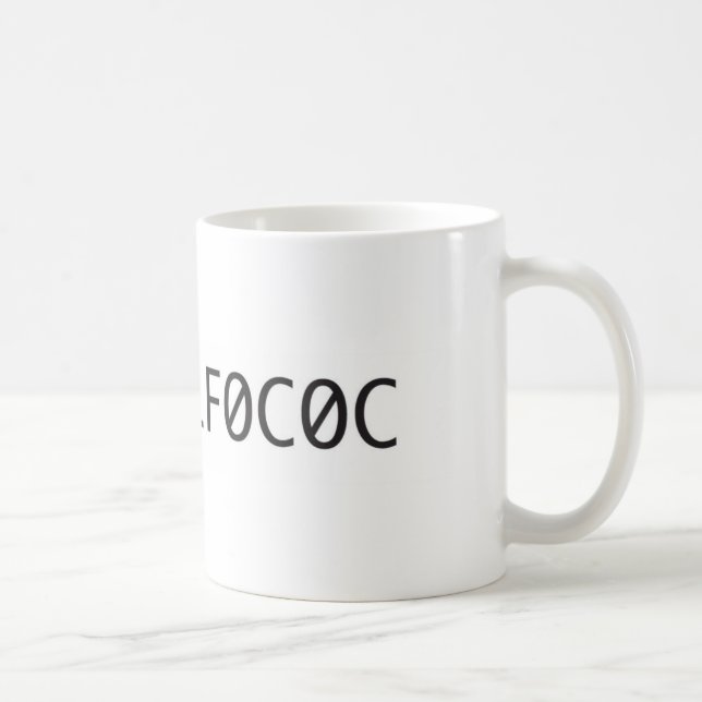 Mug Hexadécimal de café (Droite)