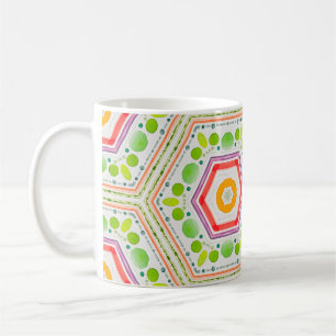 Mug Hexagons lunaires, boho