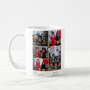 Mug Hey Boo ! Photo de famille Halloween effrayant