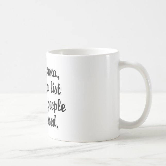 Mug Hey Karma... (Droite)