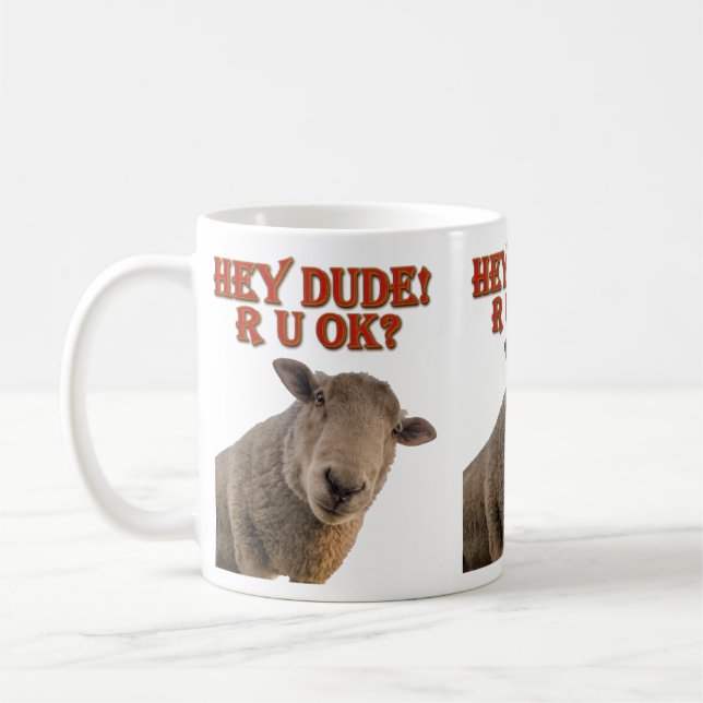 Mug Hey Mec Tu Vas Bien Accrocher Un Homme Marié (Gauche)