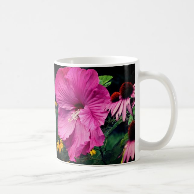 Mug Hibiscus Et Fleurs Amis Du Jardin (Droite)