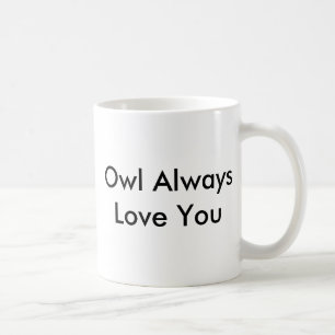 Mug Hibou abstrait
