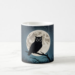 Mug Hibou par une nuit magique