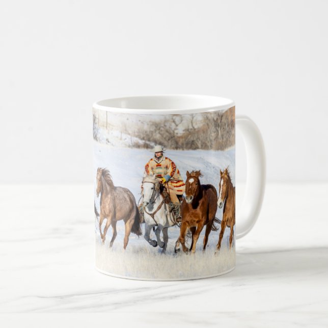 Mug Hideout Horse Ranch, Wrangler et Horse (Devant droit)