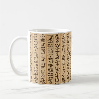 Mug Hiéroglyphes égyptiens : Grunge Seamless Magic