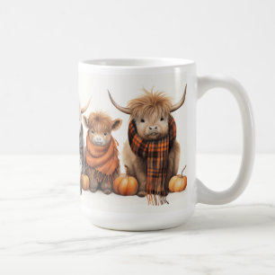 Mug Highland Calves Cow Baby Highland Cows Citrouilles