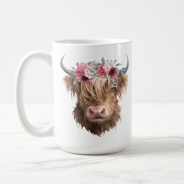 Mug Highland Cow (Gauche)