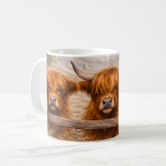 Mug Highland Cow - Watercolour Animals