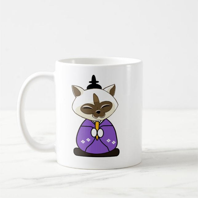 Mug Hinamatsuri Siamese Chats Hina Ningyo (Gauche)
