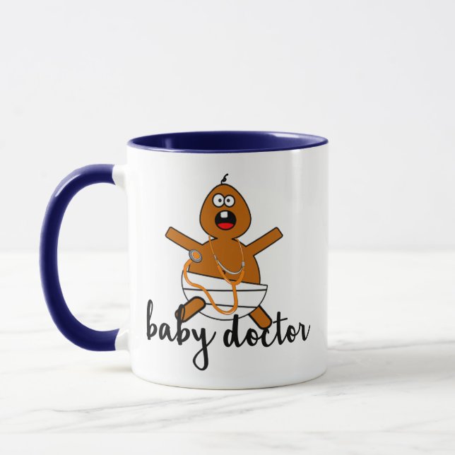 Mug Hip Funny Pediatricien Baby Doctor Cadeaux Joke Pu (Gauche)