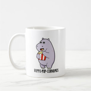Mug Hippo-pop-cornemus Funny Hippo Pun
