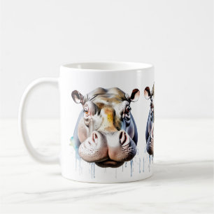 Mug Hippo Wildlife & Nature Water Color Set
