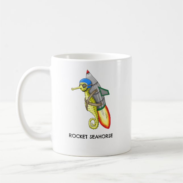 Mug Hippocampe Fusée (Gauche)