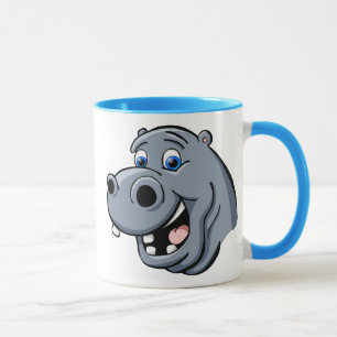 Mug Hippopotame de bande dessinée